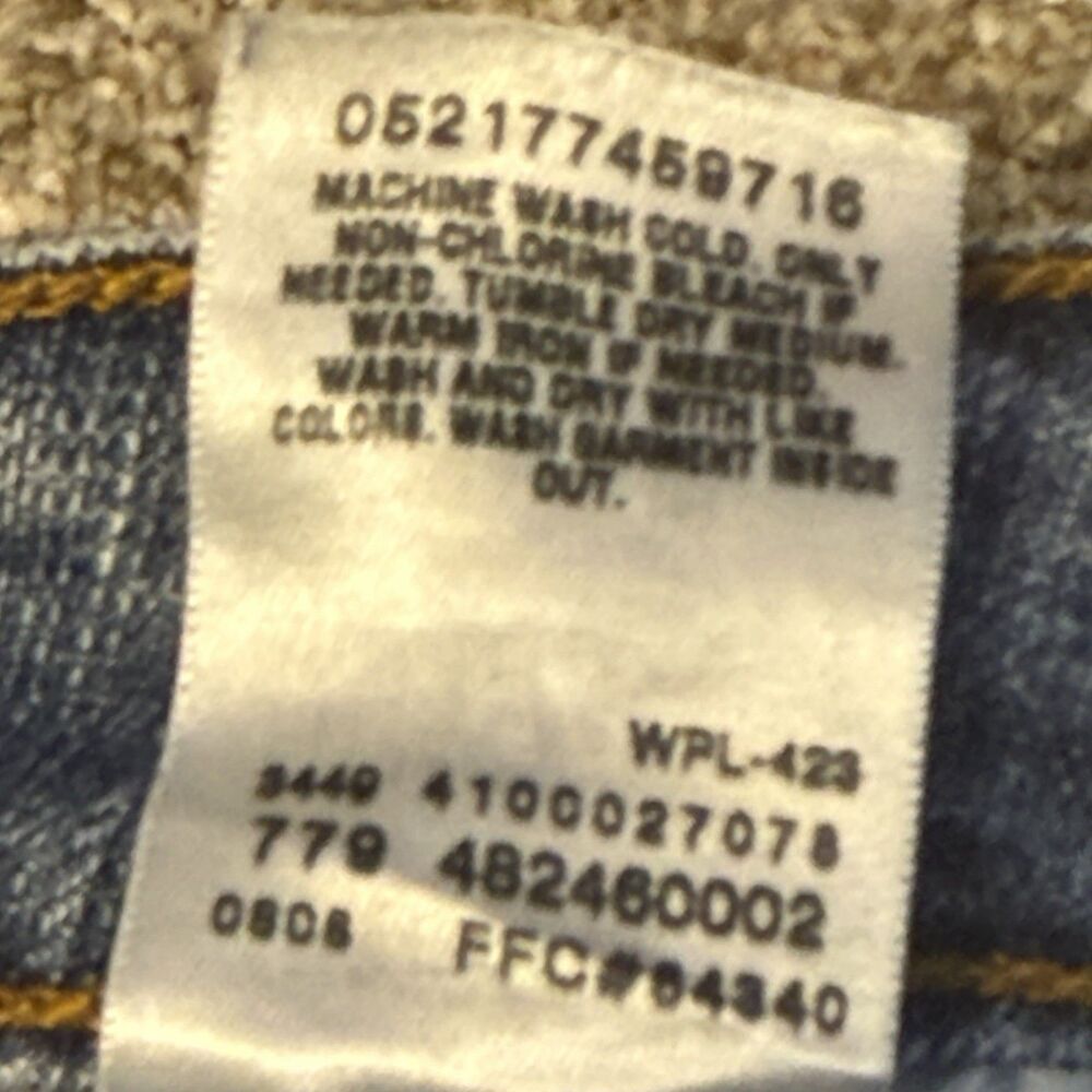 Levi's 545 Capri Jeans Women's Size 4 Medium Wash Denim Cropped Y2K Vintage 2008 - Picture 9 of 15